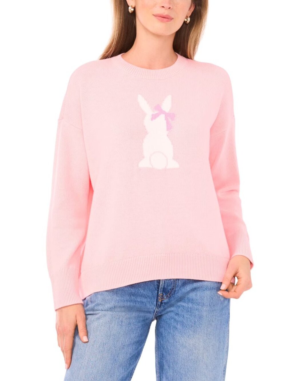 NEW Vince Camuto Women's Easter Sweater Coral